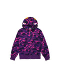 BAPE Color Camo Shark Hoodie Purple